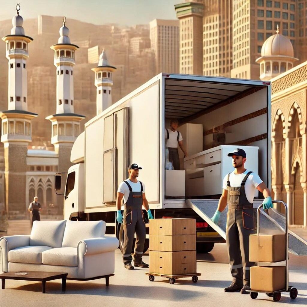 نقل عفش من جدة إلى مكة